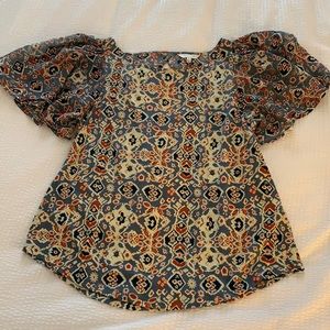 Lucky Brand printed blouse